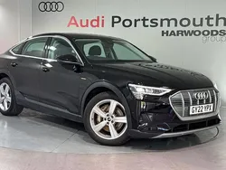 Black Used 2022 Audi e-tron Sportback Advanced SUV | £24,190 (Good price)