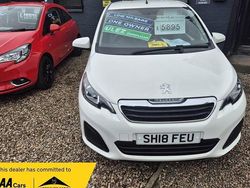 White Used 2018 Peugeot 108 Active Hatchback | £5,895 (Fair price)