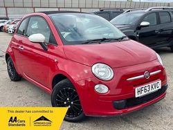 Red Used 2013 Fiat 500C S Cabriolet | £3,495 (Fair price)