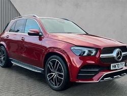 Red Used 2020 Mercedes GLE400 AMG line SUV | £49,390 (Good price)