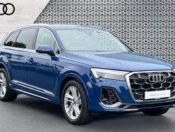 Blue Used 2025 Audi Q7 S-Line SUV | £52,991 (A bit pricey)