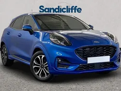 Desert island blue (exclusive paint) Used 2023 Ford Puma Gen-E ST-Line Hatchback | £16,463 (Fair price)