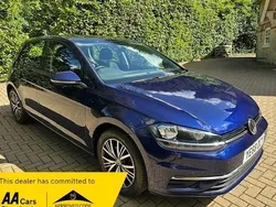 Blue Used 2018 VW Golf VII SE Hatchback | £11,995 (Good price)