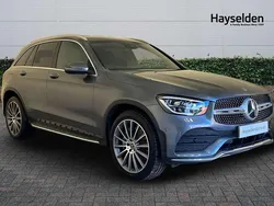 Grey Used 2022 Mercedes GLC220 AMG Line Premium SUV | £30,395 (Fair price)