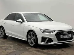 White Used 2022 Audi A4 S-Line Sedan | £22,500 (Super price)