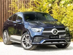 Blue Used 2022 Mercedes GLE400 AMG Line Premium Plus Coupe | £52,998 (Good price)