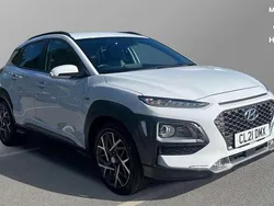 White Used 2021 Hyundai Kona Premium SE SUV | £16,329 (Fair price)