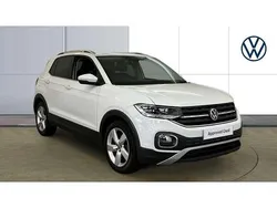 White Used 2021 VW T-Cross SEL SUV | £17,228 (Fair price)
