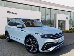 White Used 2022 VW Tiguan R-line SUV | £30,290 (A bit pricey)