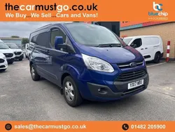 Blue Used 2017 Ford Transit Custom Limited Van | £11,990 (Fair price)