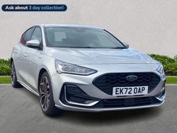 Silver Used 2022 Ford Focus ST-Line Hatchback | £16,599 (Fair price)