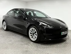 Black Used 2021 Tesla Model 3 Long Range Sedan | £19,495 (Fair price)
