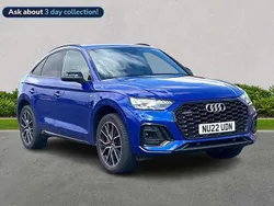 Blue Used 2022 Audi Q5 Sportback Comfort SUV | £38,732 (Expensive)