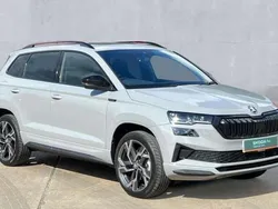 Meteor grey Used 2024 Skoda Karoq SportLine SUV | £30,990 (Fair price)