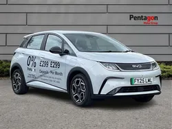 White Used 2025 BYD Dolphin Comfort Hatchback | £20,495 (Fair price)