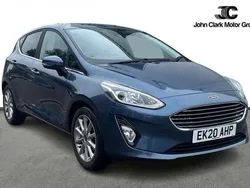 Blue Used 2020 Ford Fiesta Titanium Hatchback | £10,750 (Good price)
