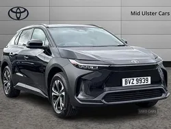 Black New 2025 Toyota bZ4X SUV | £31,995 (Expensive)