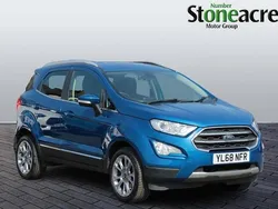 Blue Used 2018 Ford Ecosport Titanium SUV | £9,995 (Fair price)