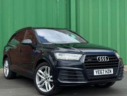 Blue Used 2017 Audi Q7 S-Line SUV | £23,995 (Expensive)