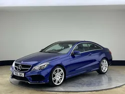 Blue Used 2016 Mercedes E220 AMG line Coupe | £13,490 (Fair price)