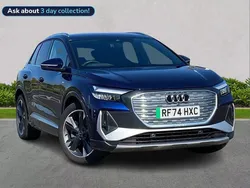 Blue Used 2025 Audi Q4 e-tron S-Line SUV | £36,320 (Fair price)