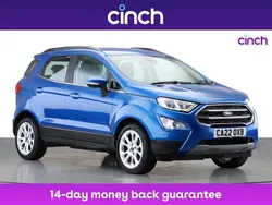 Blue Used 2022 Ford Ecosport Titanium SUV | £13,349 (Fair price)