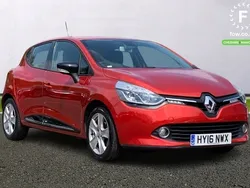 Red Used 2016 Renault Clio IV Dynamique Hatchback | £6,899 (Fair price)