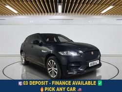 Black Used 2018 Jaguar F-Pace R-Sport SUV | £16,749 (Fair price)