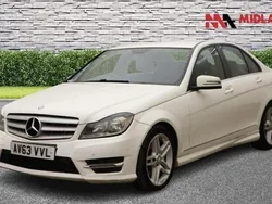 White Used 2014 Mercedes C180 AMG Sedan | £7,200 (Good price)