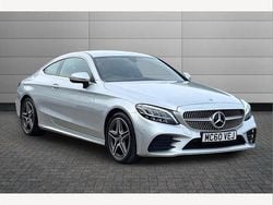 Silver Used 2019 Mercedes C200 AMG line Coupe | £16,490 (Good price)