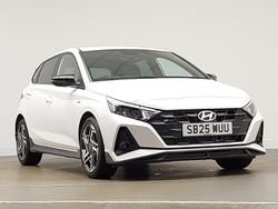 White New 2025 Hyundai i20 N Line Hatchback | £19,998 (Expensive)