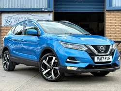 Blue Used 2017 Nissan Qashqai Tekna SUV | £8,295 (Fair price)