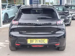 Black Used 2021 Peugeot e-208 GT Hatchback | £12,108 (Fair price)