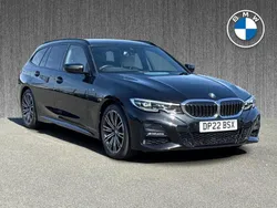 Black Used 2022 BMW 320 M Sport Estate | £25,749 (Good price)