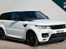 White Used 2017 Land Rover Range Rover Sport HSE Dynamic SUV | £28,189 (Fair price)