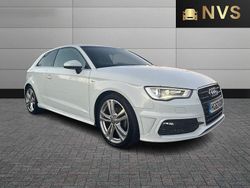 White Used 2014 Audi A3 S-Line Hatchback | £8,995 (Expensive)