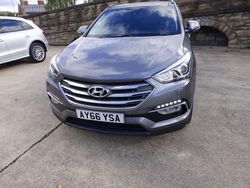 Silver Used 2016 Hyundai Santa Fe Edition SUV | £11,495 (Fair price)