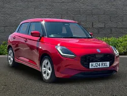 Red Used 2024 Suzuki Swift Hatchback | £16,995 (Expensive)