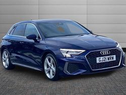 Blue Used 2021 Audi A3 S-Line Hatchback | £19,350 (Fair price)
