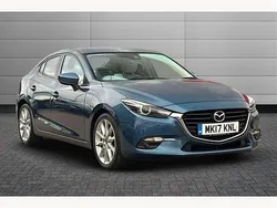 Blue Used 2017 Mazda 3 Inclusive Hatchback | £10,790 (A bit pricey)