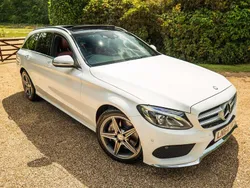 White Used 2014 Mercedes C250 AMG Line Premium Estate | £11,444 (A bit pricey)