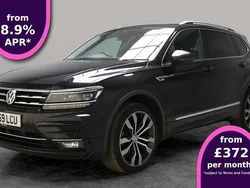 Black Used 2020 VW Tiguan Allspace R-line SUV | £23,609 (Fair price)