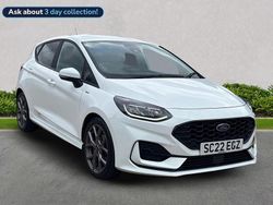 White Used 2022 Ford Fiesta ST-Line Hatchback | £13,900 (Fair price)