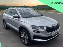 Brilliant silver metallic Used 2024 Skoda Karoq SE L SUV | £19,500 (Good price)