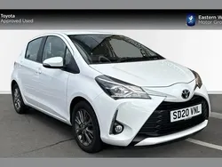 White Used 2020 Toyota Yaris Hatchback | £10,999 (Fair price)
