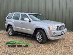 Silver Used 2007 Jeep Grand Cherokee Overland SUV | £4,495 (Fair price)