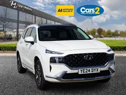White Used 2024 Hyundai Santa Fe Ultimate SUV | £39,990 (A bit pricey)