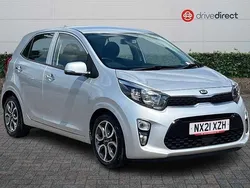 Metallic silver Used 2021 Kia Picanto 3 Hatchback | £9,190 (Fair price)