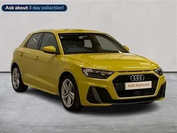 Yellow Used 2022 Audi A1 S-Line Hatchback | £20,526 (Fair price)