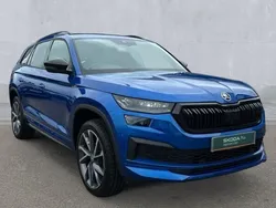 Blue Used 2023 Skoda Kodiaq SportLine SUV | £29,380 (Fair price)